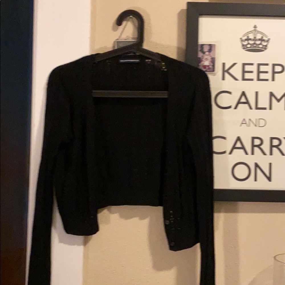 Black and Blue See Through Cardigan